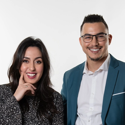 Abdel et Johanna : co-fondateurs de Pro'Audit, courtage en informatique dans les Alpes